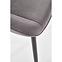 Szék K404 Velvet/Fém szürke,8