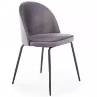 Szék K314 Velvet/Fém szürke