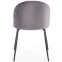 Szék K314 Velvet/Fém szürke,3