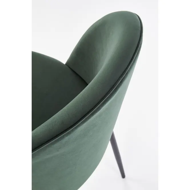 Szék K314 Velvet/Fém Sötétzöld,7