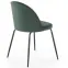 Szék K314 Velvet/Fém Sötétzöld,8