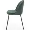 Szék K314 Velvet/Fém Sötétzöld,9