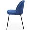 Szék K314 Velvet/Fém Gránát,9