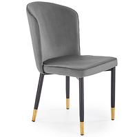 Szék K446 Velvet/Fém szürke