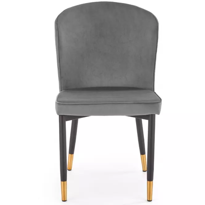 Szék K446 Velvet/Fém szürke