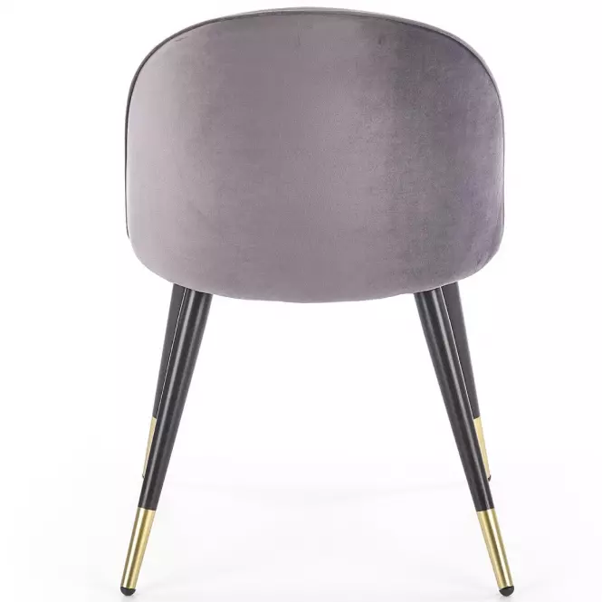 Szék K315 Velvet/Fém szürke