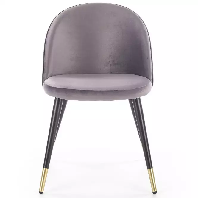 Szék K315 Velvet/Fém szürke