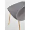 Szék K381 Velvet/Króm szürke/Aranysárga,10