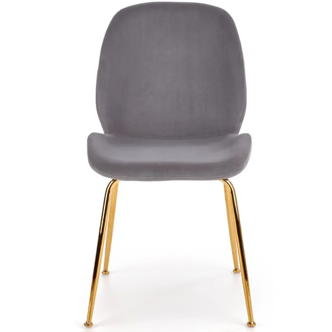 Szék K381 Velvet/Króm szürke/Aranysárga,5