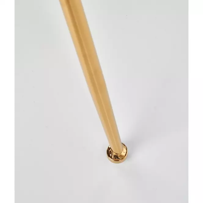 Szék K381 Velvet/Króm Rózsaszín/Aranysárga