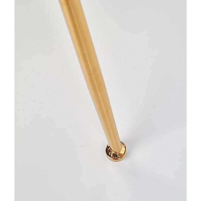 Szék K381 Velvet/Króm Rózsaszín/Aranysárga