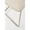 Szék K390 Szövet/Eco bőr/Króm-Krém/Sötétszürke,9