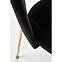 Szék K385 Velvet/Króm fekete/Aranysárga,6