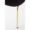 Szék K385 Velvet/Króm fekete/Aranysárga,7