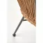 Szék K400 Rattan/Fém/Szövet Natural/szürke,10