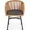 Szék K400 Rattan/Fém/Szövet Natural/szürke,11
