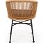Szék K400 Rattan/Fém/Szövet Natural/szürke,13