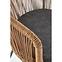 Szék K400 Rattan/Fém/Szövet Natural/szürke,9