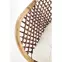 Szék K336 Rattan/Fém Natural/Sötétbarna,6