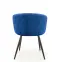 Szék K430 Velvet/Fém Gránát,4