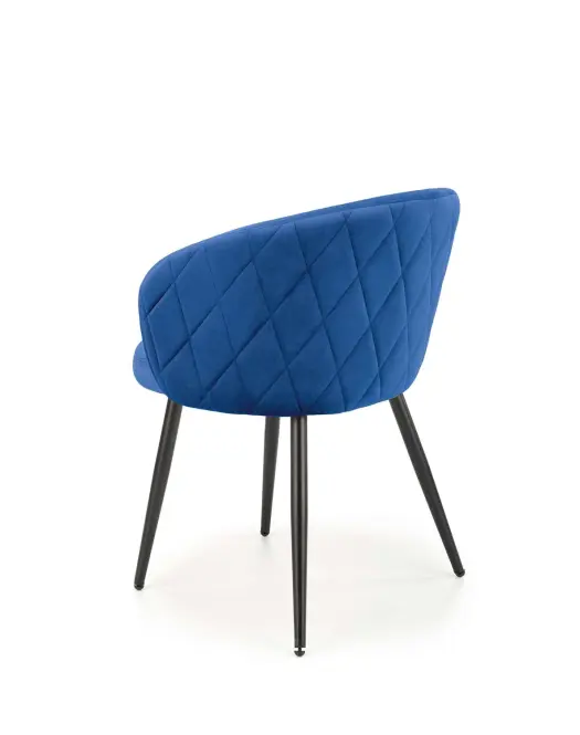 Szék K430 Velvet/Fém Gránát,5