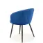 Szék K430 Velvet/Fém Gránát,5