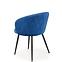 Szék K430 Velvet/Fém Gránát,5