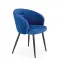 Szék K430 Velvet/Fém Gránát,2