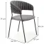 Szék K426 Velvet/Fém szürke,2