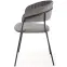 Szék K426 Velvet/Fém szürke,4