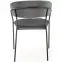 Szék K426 Velvet/Fém szürke,6