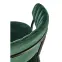 Szék K426 Velvet/Fém Sötétzöld,3