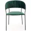 Szék K426 Velvet/Fém Sötétzöld,6