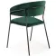 Szék K426 Velvet/Fém Sötétzöld,8