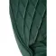 Szék K450 Velvet/Fém Sötétzöld,3