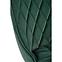 Szék K450 Velvet/Fém Sötétzöld,3