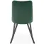 Szék K450 Velvet/Fém Sötétzöld,5