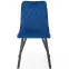 Szék K450 Velvet/Fém Gránát,10