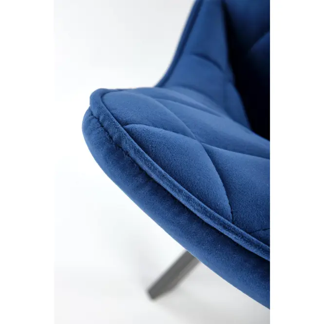 Szék K450 Velvet/Fém Gránát,4