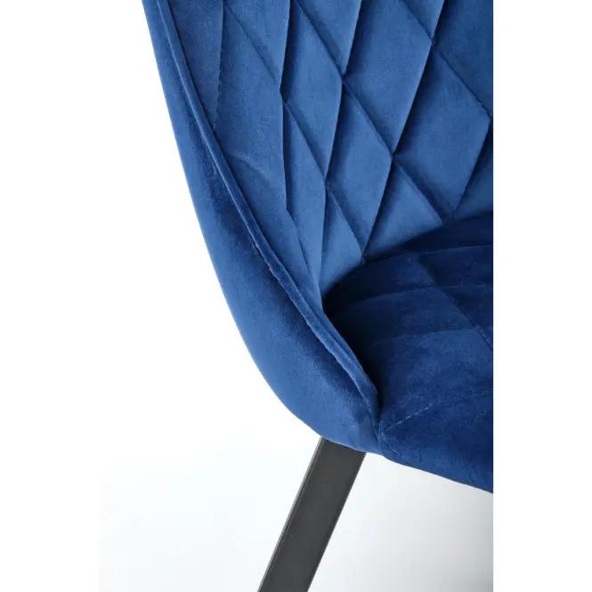 Szék K450 Velvet/Fém Gránát,5
