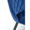 Szék K450 Velvet/Fém Gránát,5
