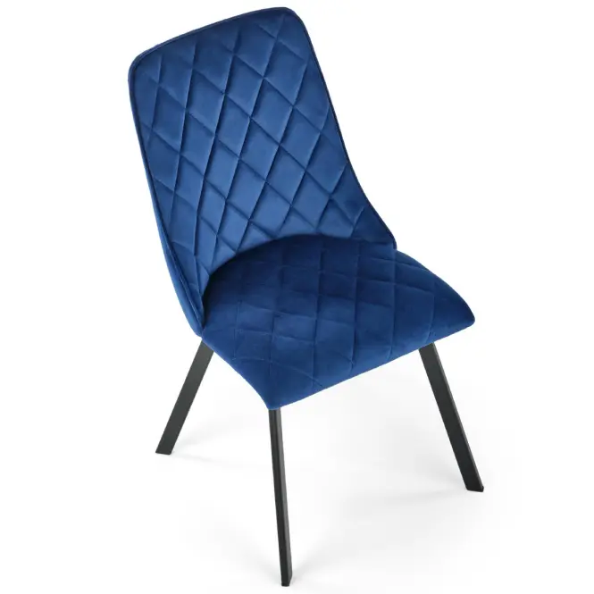 Szék K450 Velvet/Fém Gránát,6