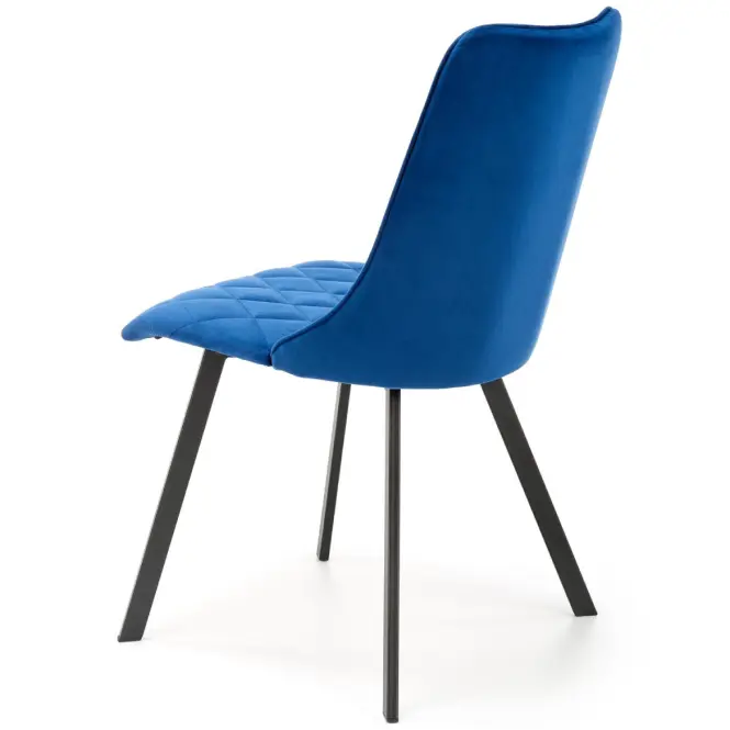 Szék K450 Velvet/Fém Gránát,7