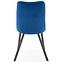 Szék K450 Velvet/Fém Gránát,8