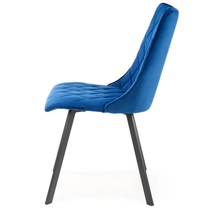 Szék K450 Velvet/Fém Gránát,9