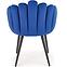 Szék K410 Velvet/Fém Gránátowy,3