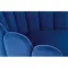 Szék K410 Velvet/Fém sötétkék,8