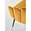 Szék K410 Velvet/Fém Mustár,5