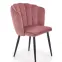Szék K386 Velvet/Fém Rózsaszín,2