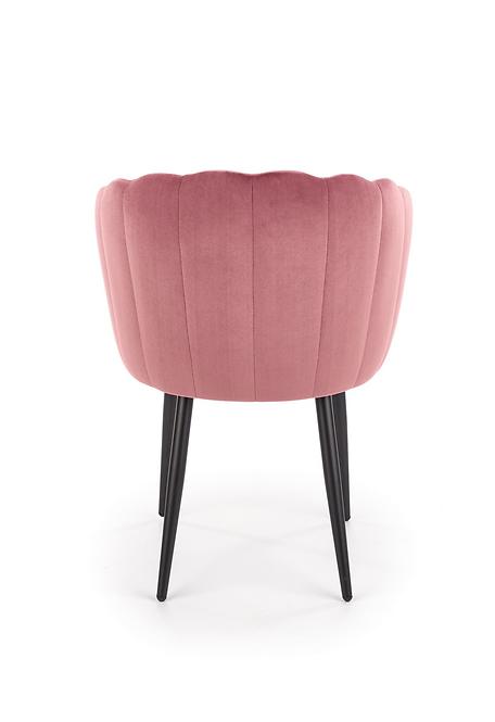 Szék K386 Velvet/Fém Rózsaszín